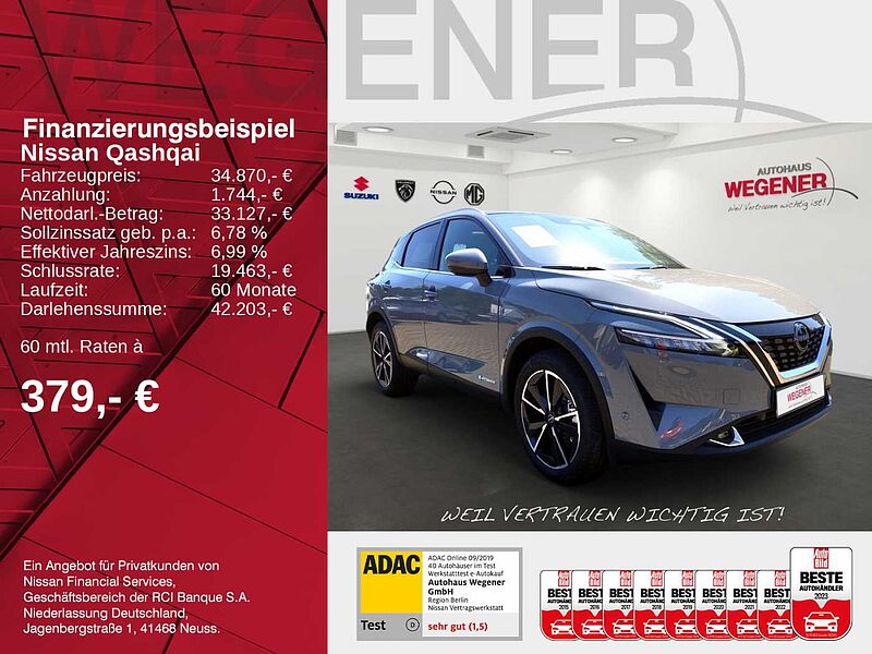 Nissan Qashqai 1.5 VC-T e-POWER  TEKNA  Head-Up Display ProPILOT Park-Assitent