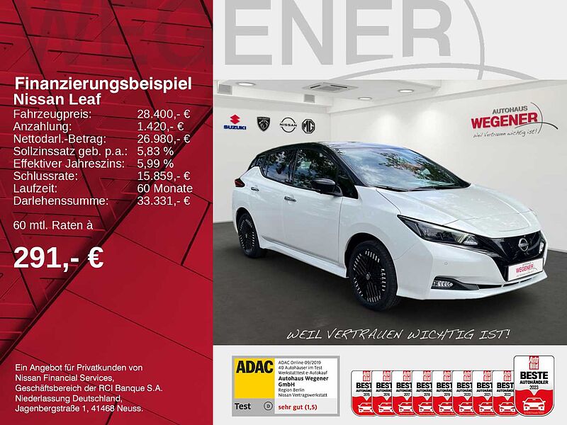 Nissan Leaf e+ 62 kWh 217PS  N-CONNECTA LED  Navi  Tempomat Sitz-/ Lenkradheizung