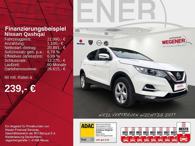 Nissan Qashqai N-CONNECTA 4x4 KLIMA+NAVI+SHZ+AHK