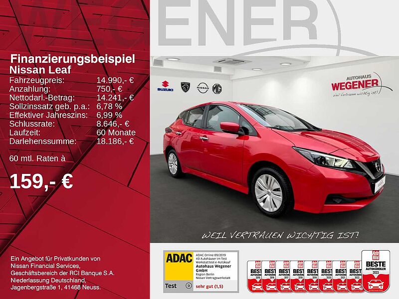 Nissan Leaf ACENTA / TOP / ALLWETTER / WENIG KM