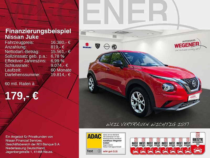 Nissan Juke DIG-T 117 6MT 117 PS N-CONNECTA