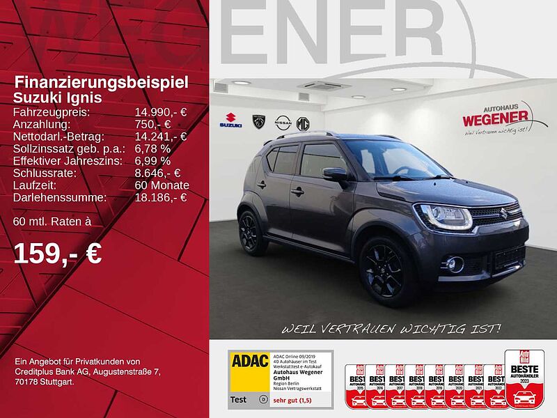 Suzuki Ignis 1,2 5D Comfort+ AGS NAVI SHZ KAM