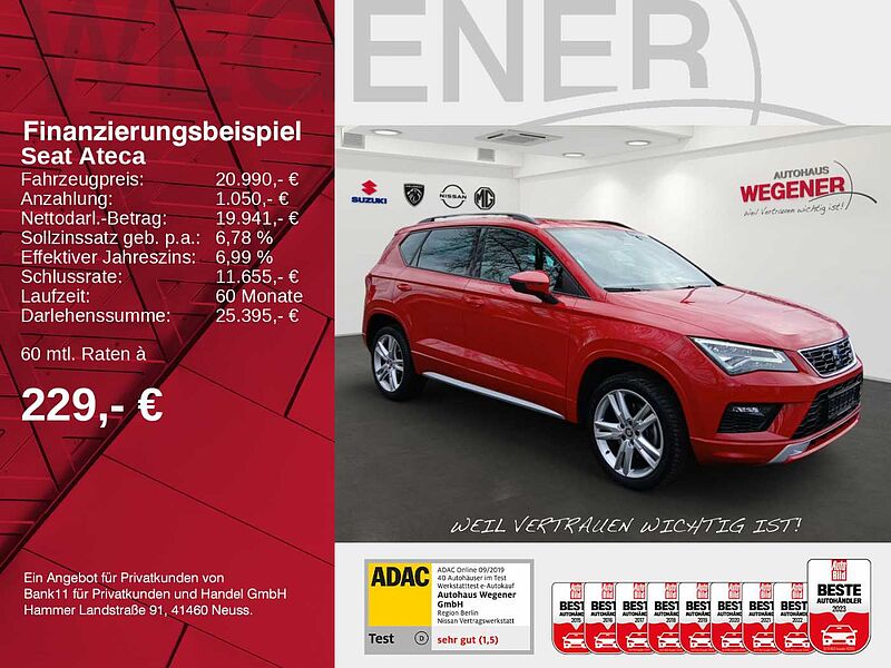 SEAT Ateca FR TSI 1.4 LED PANO SHZ