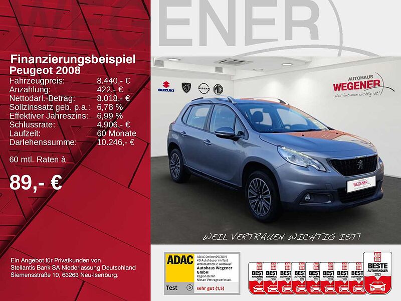 Peugeot 2008 1.2 12V VTi > Active< / Allwetterreifen